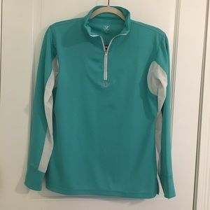 Blue medium equestrian/athletic shirt, never been worn.